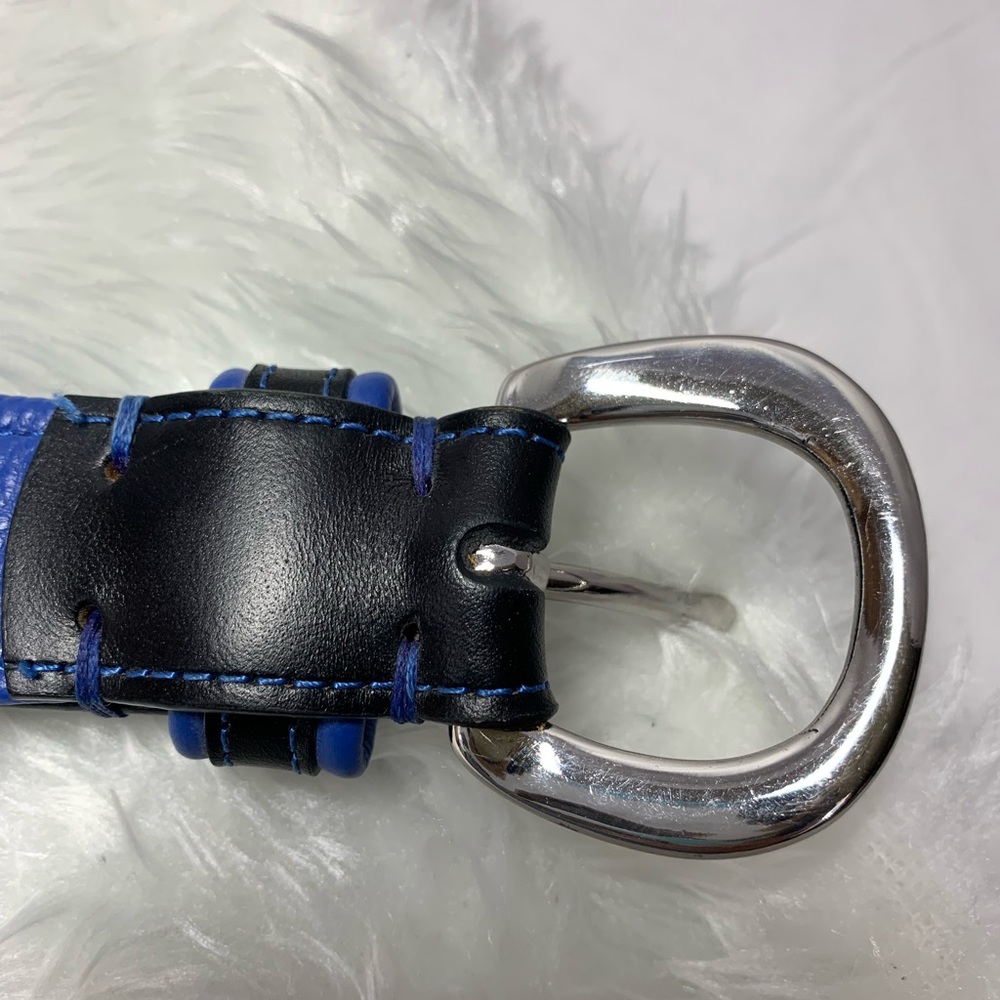 Noble Outfitters On The Bit Belt Royal Blue/ Blk/ Silver. SZ MEDIUM EC. - Picture 4 of 8